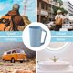 thumbnail image 5 of Vaso plástico de la taza biodegradable de la taza ligera de la paja del trigo para el agua, café, 5 of 5