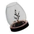 thumbnail image 4 of 1pc Exquisite Glass Craft Candle Holder Indoor Candle Shade Container Decor, 4 of 8