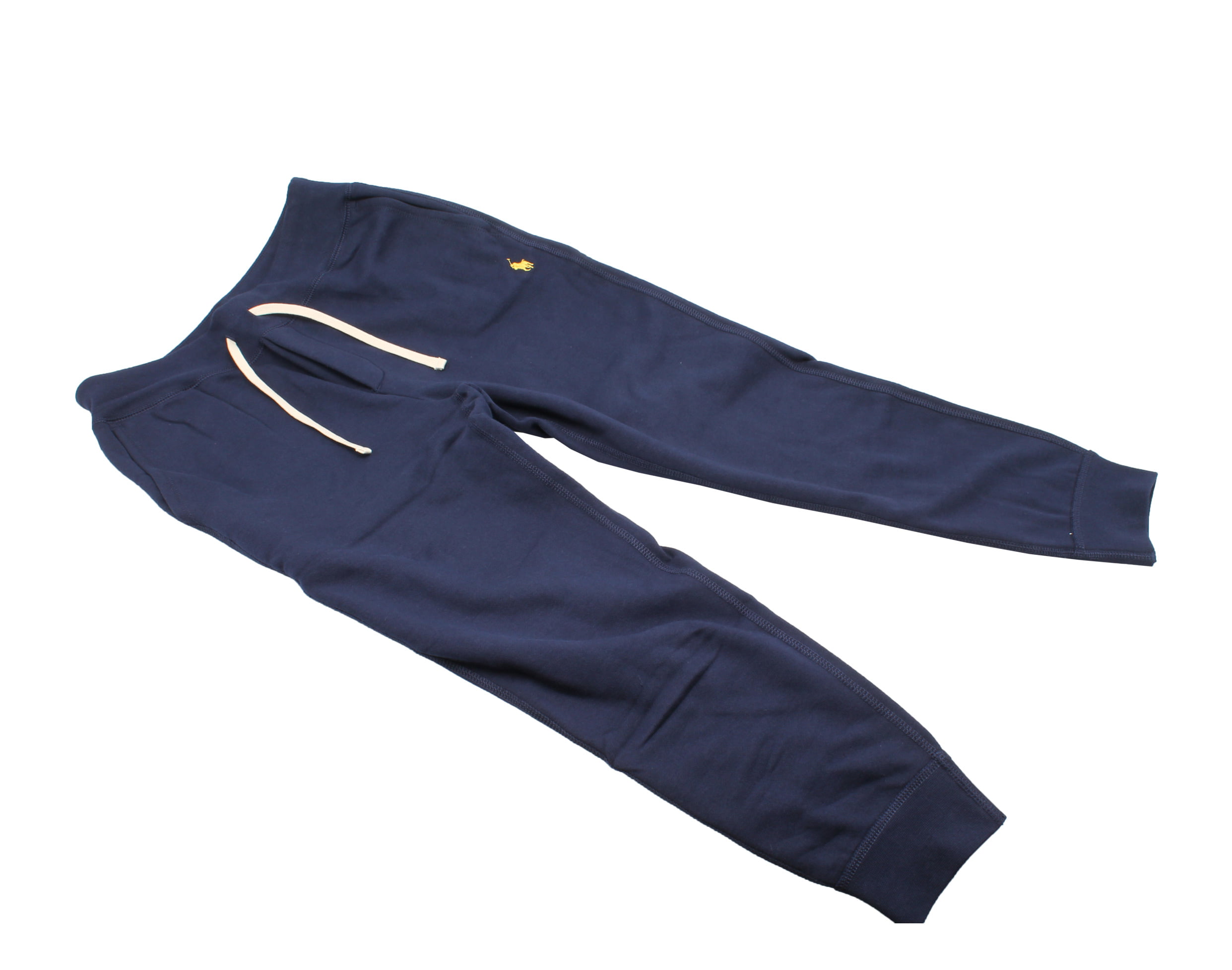 Polo Ralph Lauren Ribbed-Cuff Men's Fleece Jogger Pants Small 