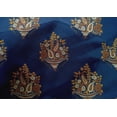 thumbnail image 4 of oneOone Cotton Silk Fabric Leaves|Floral & Paisley Block Printed Fabric 1 Yard 42 Inch Wide, 4 of 4