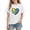 White., variant on Agkizg Girls Graphic Tees,Kids Valentine's Day T-Shirt,Valentine Tee Cute Short Sleeve Cotton Shirt with Romantic Print