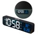 thumbnail image 5 of Reloj despertador digital perfecl Espejo LED grande con calendario Temperatura, 5 of 8