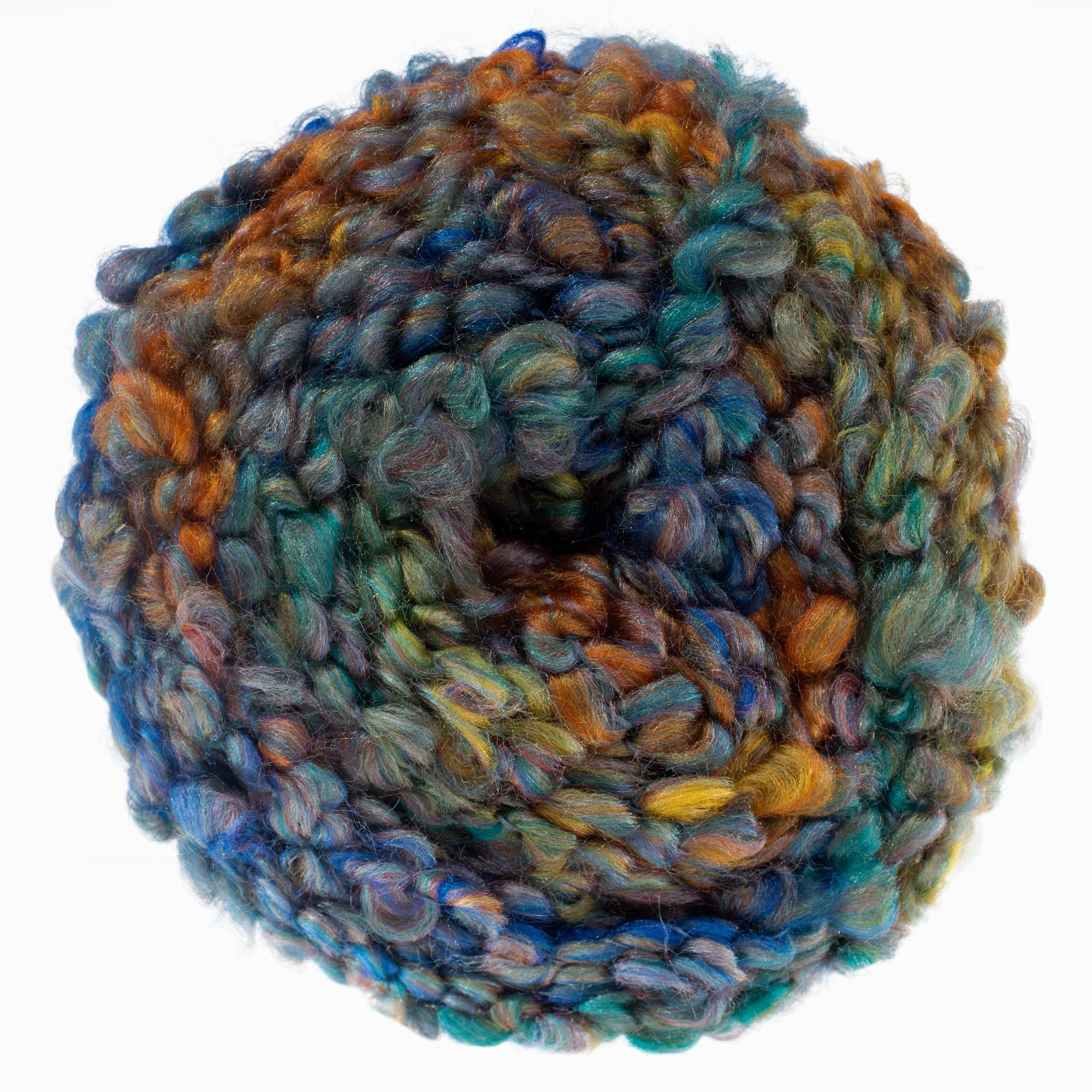 Craft County Ultra Soft Homespun Yarn - Acrylic & Polyester Blend Textured Chunky Yarn - Bulky Weight #6 Thread - 160 Yard (146 Meter) Skein