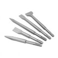 thumbnail image 1 of nipocaio Chisel Chisel Sets ,5 Piece Chisel Set with 2 Pointed Chisel and 3 Flat Chisel,Tile Chisel Wide Chisel Drilling Tool for Concrete Tile Building Block,950g, 1 of 5
