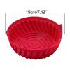 thumbnail image 1 of PEONAVET Silicone Bol en pour Friteuse Pot Rond Doublures Réutilisables Accessoires de Panier de Friteuse - Remplacement des Doublures en Parchemin - [7.5 Pouces], 1 of 3