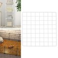 thumbnail image 2 of Guardoinrt Portable Metal Wire Guinea Pig Playpen Cage Fence Foldable and Lightweight plain white Grid 1Set, 2 of 6