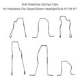 thumbnail image 2 of 6pcs Headlamp Headlight Dip Dipped Beam Clip Clamp Bracket Bulb Retaining Spring Clip Clamp Fgao, 2 of 4