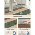 thumbnail image 5 of Vintage Area Rug for Bedroom 5x7 Ft Brown Green Stripes Rustic Wood Grain Background Super Soft fuzzy Throw Rug Non-Slip Fluffy Plush Indoor Floor Carpet for Living Room Nursery Home Decor, 5 of 8
