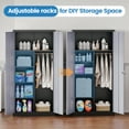 thumbnail image 6 of Fesbos Metal Storage Cabinet,72'' Employee Lockers Steel Wardrobe with Lock Door for Office,Home,School,Gym,Fire Department,Hotel, 6 of 10