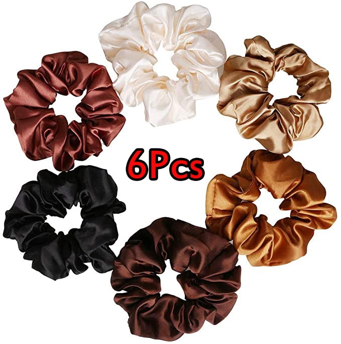 set of 4 Five Packs Goody Ouchless Ribbon Hair Elastics 