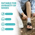 thumbnail image 5 of Promifun Hammer Toe Straightener Toe Corrector Toe Straighteners Crooked Curled Toes Foot Pain Relief,Single Hole,Black, 5 of 8