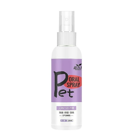 

Pet Teeth Breath Cleaning Freshener Dog Spray Care Cleaner 120Ml