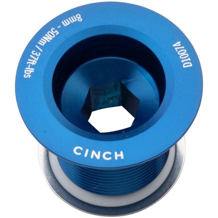 RaceFace CINCH Crank Bolt with Washer - NDS, M18, Gloss Blue