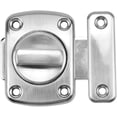 thumbnail image 3 of ZHAOCHENG Pestillo de puerta Cerraduras pequeñas Cerradura de puerta de seguridad Pestillos de aleación de zinc Pestillo para puerta Baño Dormitorio Inodoro con 6 tornillos, Pestillo de puerta pequeño, 3 of 5