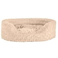 thumbnail image 5 of FurHaven Pet Products Ultra Plush Oval Pet Bed for Dogs & Cats - Cream, Medium, 5 of 11