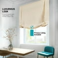 thumbnail image 6 of Chicology Cordless Roman Shades, Ivory (Tulip), 39"W X 64"H, 6 of 6