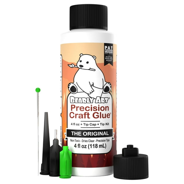 Colle Artisanale Bearly Art Colle Artisanale de Précision 118 ml Sèche Transparente