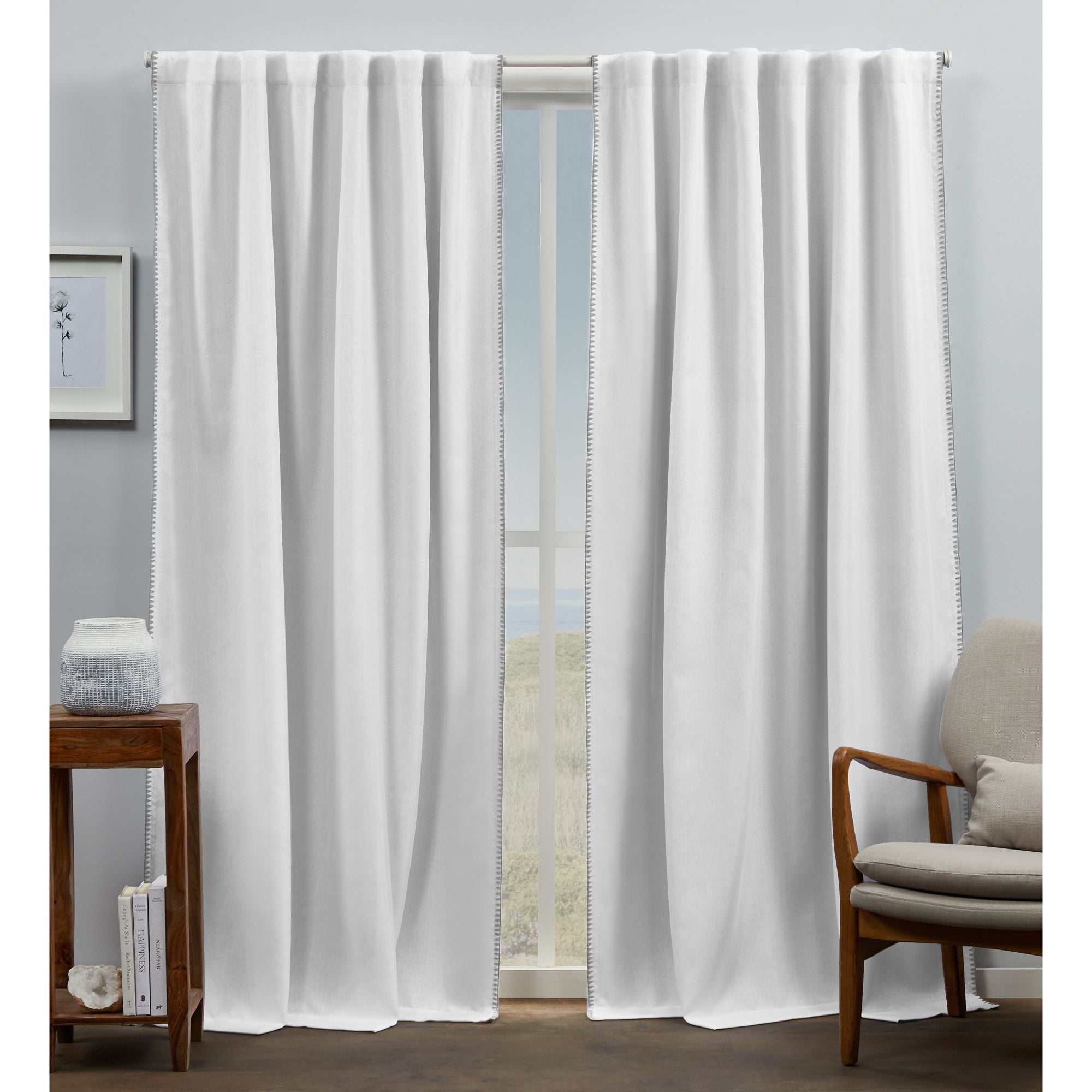 Exclusive Home Curtains Marabel Lined Blackout Hidden Tab Top Curtain