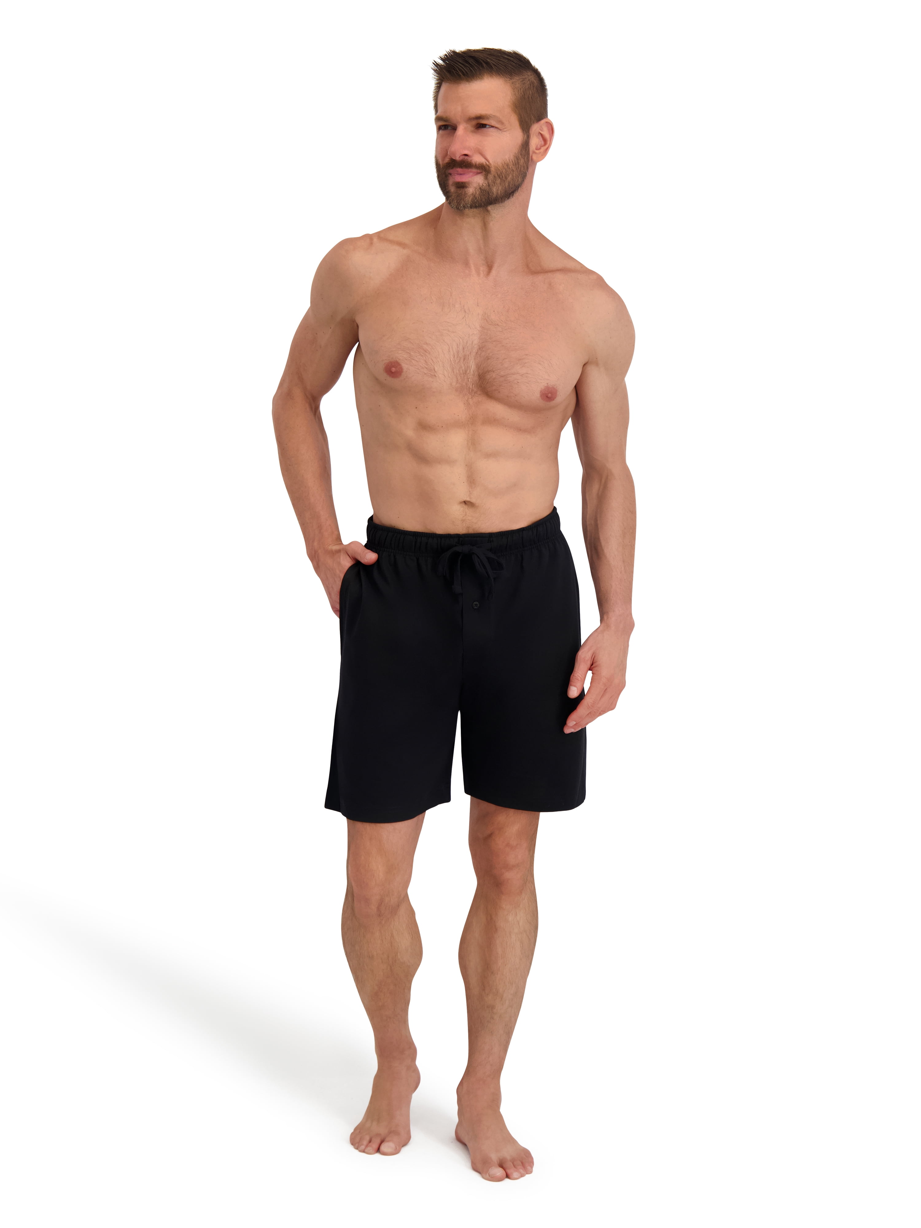 Hanes 4pk Knit Sleep Short Bonus Pack, Sizes S-XL
