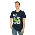 thumbnail image 4 of Level Up Your Style: 'Eat. Game, Bike. Repeat.' T-Shirt, 4 of 4