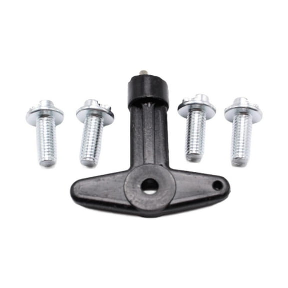 Nishiyuenyi Alloy Wheel Centre Cap Screw Bolts with Key Replaces 7700422600 Sturdy Auto