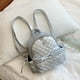 thumbnail image 1 of Mochila con lazo y bordado de diamantes para mujer, primavera y verano 2025, nueva, combina con todo, informal, versión coreana, mochila escolar, 1 of 5