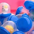 thumbnail image 6 of Vending Machine Capsules - 1.1 Inch Tiny Frosty Clear-Colored Acorn Capsules - 30 Pcs Empty Toy Capsules - Plastic Capsules for Toys - 28 mm Prize Machine Capsules - Small Colored Containers, 6 of 8