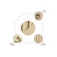 thumbnail image 2 of Cortinas Plus Aislamiento Térmico 2 Paneles 215 X 135 Cm Color Beige, 2 of 4