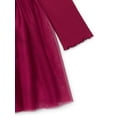 thumbnail image 3 of Wonder Nation Toddler Girls Tutu Dress with Long Sleeves, Sizes 12M-5T, 3 of 3