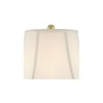 thumbnail image 3 of Regency Hill Traditional Table Lamps 26.5" High Set of 2 Cut Glass Urn Brass White Cream Bell Shade for Living Room Family Bedroom Bedside, 3 of 9
