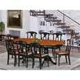 thumbnail image 2 of East West Furniture Plainville 9-piece Wood Dining Room Set in Black/Cherry, 2 of 6