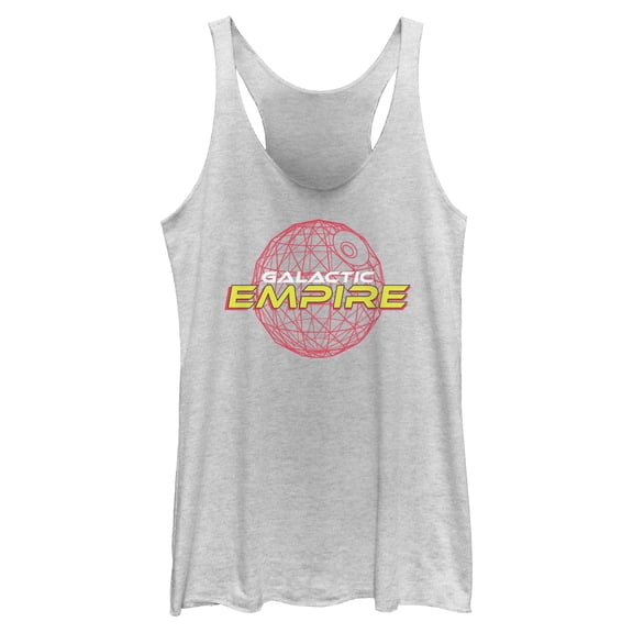 Womens Star Wars Death Star Galactic Empire Racerback Tank