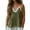 Army Green, variant on Women's Lace Trim Linen Cami Tank Top V Neck Spaghetti Strap Sleeveless Loose Fit Casual Top,L,Khaki