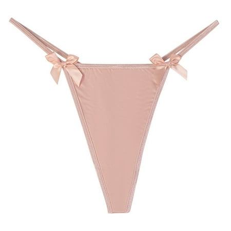 Bigersell Seamless Underwear for Women Thong Clearance Women s Underwear Cotton Cheeky Panty Style P-1104 Nylon Brief Panties Seamless Thongs Briefs Mid Waist Women Cheeky Panties Pink M