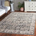 thumbnail image 2 of SAFAVIEH Artifact Esmond Oriental Polyester Area Rug, Charcoal/Ivory, 6'7" x 6'7" Square, 2 of 8