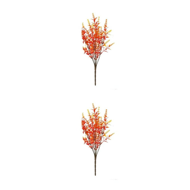 mmirethe 2x Artificial Plant And Wide Range Of Uses For Any Space Realistic orange 2Set