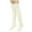 White, variant on ZPYESWOW christmas stockings Diabetic Socks Womens Knee High Socks Solid Color Knitted Adjusted Calf Super Soft Thick Warm Non See Through Leg Warmer personalized christmas stockings