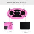 thumbnail image 3 of Pemberly Row 40" Flying Tree Swing Indoor Outdoor Play Set Swing Pink, 3 of 8
