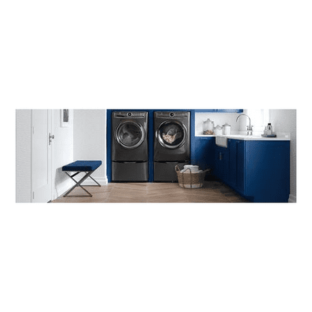 Electrolux - Washer/Dryer Pedestal with Storage Drawer - Titanium