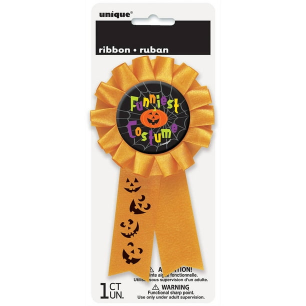 Funniest Costume Halloween Award Ribbon - Walmart.com - Walmart.com