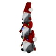 thumbnail image 4 of Northlight LED Lighted Triple Stacked Gnomes Christmas Decoration - 26" - Multicolor Lights, 4 of 6