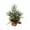 C, variant on kladzum 12-inch Table Top Christmas Tree Artificial Mini Christmas Tree with Red Berry Pines Cones and Burlaps Base, Exquisite Christmas Decorations Ideal for Home Farmhouses Desk Decor