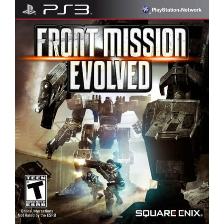 Front Mission Evolved, Square Enix, PlayStation 3, (Best Ps3 Co Op Games Split Screen)