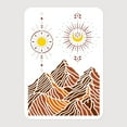 thumbnail image 7 of Mt Sun and Moons Painting Stencil 11.69x8.27 Inch Reusable Craft PET Stencils Hollow Out Drawing Painting Template for DIY Painting on Wood Fabric Paper Walls Canvas Furniture, 7 of 7