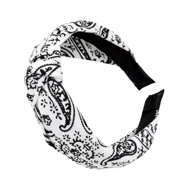 Diademas anchas, diademas tipo turbante con nudo, diademas elásticas, accesorios de moda elásticos para el cabello para mujeres y niñas