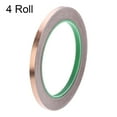 thumbnail image 4 of 6mm Copper Foil Tape Shielding Tape for EMI EMF and RFI Shielding Adhesive Tape 20m/65.6ft 4 Roll, 4 of 5