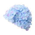thumbnail image 3 of Uccdo Little Girls Retro Style Swimming Hats 3D Flower Petal Bathing Caps For Teenager Big Girls, 3 of 3