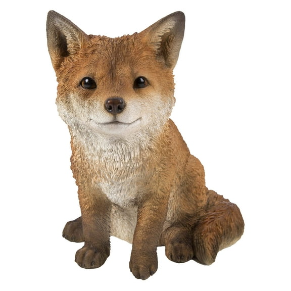 Hi-Line Gift 87719-E Fox Pup Sitting Statue