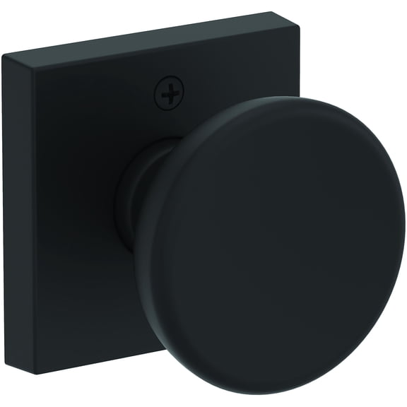 Baldwin Hd.Sol.Csr Solvang Non-Turning One-Sided Dummy Door Knob - Black