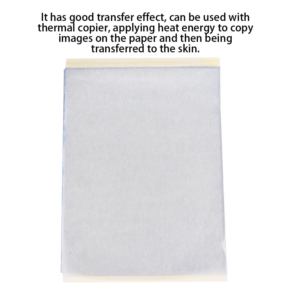 100pcs Transfer Paper, Professional A4 Size Thermal Transfer Stencil Paper Art Design Transfer Paper For Home Salon 8 X 12in